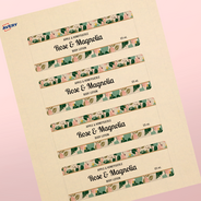 Professional Printed Rectangle Labels