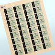 Professional Printed Rectangle Labels