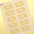 Professional Printed Rectangle Labels