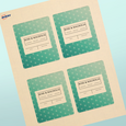 Professional Printed Rectangle Labels