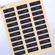 Professional Printed Rectangle Labels