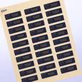 Professional Printed Rectangle Labels