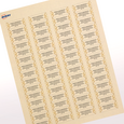 Professional Printed Rectangle Labels