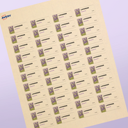Professional Printed Rectangle Labels