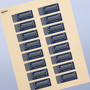 Professional Printed Rectangle Labels
