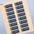 Professional Printed Rectangle Labels