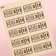Professional Printed Rectangle Labels