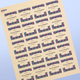 Professional Printed Square Labels