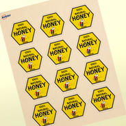 Professional Printed Hexagon Labels