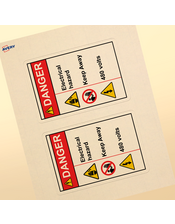 Professional Printed Rectangle Labels