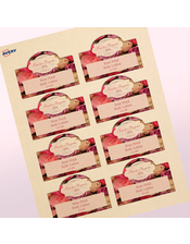 Professional Printed Arched Labels