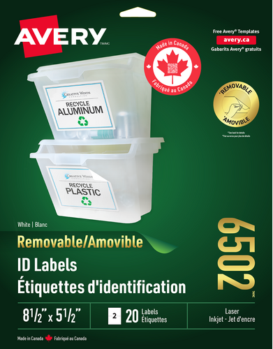  Removable Multi-purpose Labels