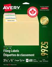 Assorted Filing Labels