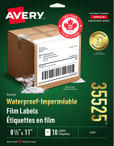Rectangle Waterproof Labels
