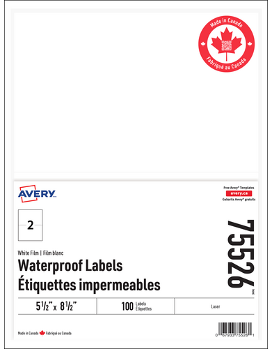 Rectangle Waterproof Labels