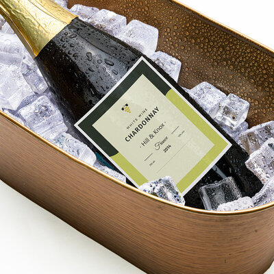 wine bottle label