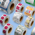Professional Printed Roll Labels, Square