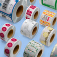 Professional Printed Roll Labels, Square