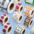 Professional Printed Roll Labels, Square