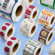 Professional Printed Roll Labels, Square