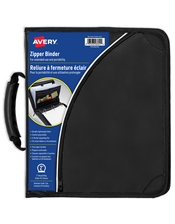 Black Zipper Binder