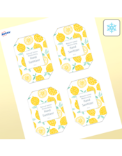Professional Printed Emerald Labels