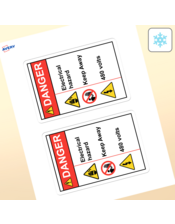 Professional Printed Rectangle Labels
