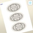 Professional Printed Oval Labels