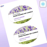 Professional Printed Oval Labels