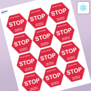 Professional Printed Hexagon Labels