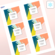 Professional Printed Square Labels