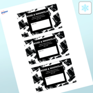 Professional Printed Rectangle Labels
