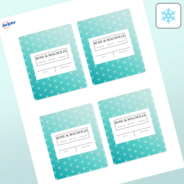 Professional Printed Rectangle Labels