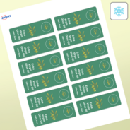 Professional Printed Rectangle Labels