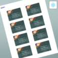 Professional Printed Rectangle Labels