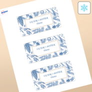 Professional Printed Rectangle Labels