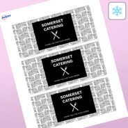 Professional Printed Rectangle Labels