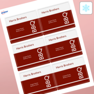 Professional Printed Rectangle Labels