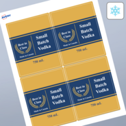 Professional Printed Rectangle Labels