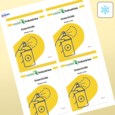 Professional Printed Rectangle Labels