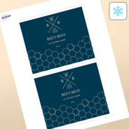 Professional Printed Rectangle Labels