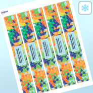 Professional Printed Rectangle Labels