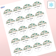 Professional Printed Starburst Labels