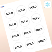 Professional Printed Starburst Labels