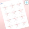 Professional Printed Star Labels