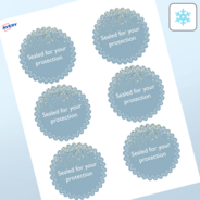 Professional Printed Starburst Labels