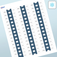 Professional Printed Barbell Labels