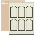Arched Labels By The Sheet
