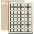 Square Labels By The Sheet