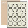 Square Labels By The Sheet